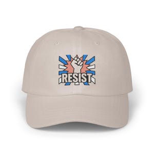 Anti Trump Embroidery Hat, Anti Maga Hat, Resist Embroidered Hat, Political Statement Hat, Anti Trump Hat Unisex, Protest Hat Gift