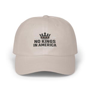 No Kings in America Hat, Anti Trump Embroidery Hat, Anti Maga Hat, Statement Hat, Political Embroidery Hat, Best Seller Hat