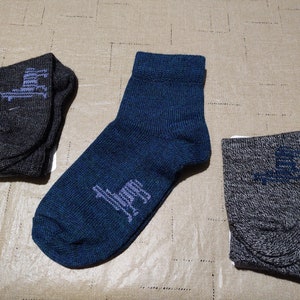Alpaca Shortie Socks - (Small) - USA Made