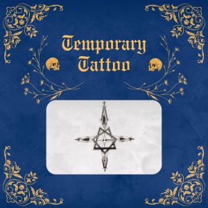 GHOST TEMPORARY TATTOO | Impera Grucifix