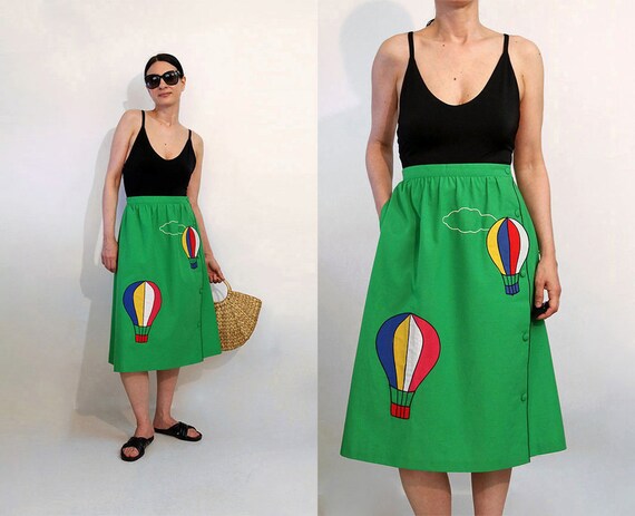 Wrap around skirt applique Clearance