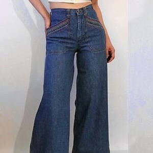 S*r様 70s80s vintage stripe bell-botom 42 NEW RETRO 60s 70s 80s 90s MOD STRIPE FLARES JEANS