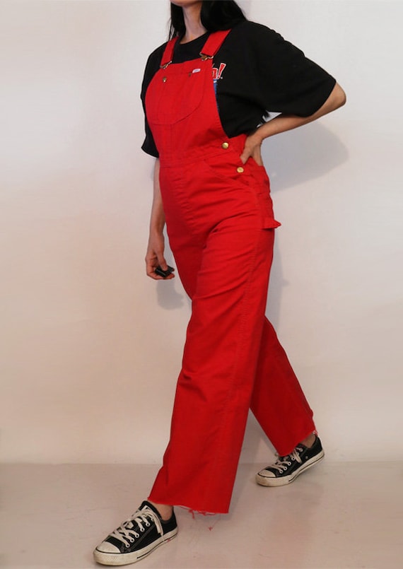 70s Cherry Lee Denim Overalls / Vintage 1970s Che… - image 3