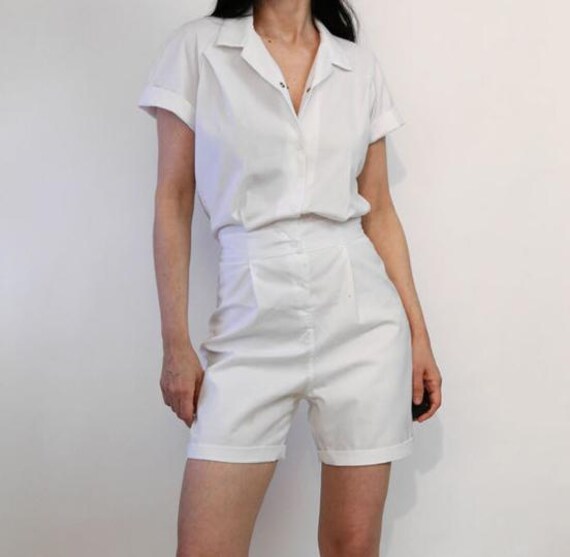 Cotton shorts romper hot sale