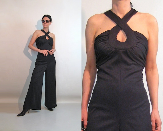 flared jumpsuit 70s