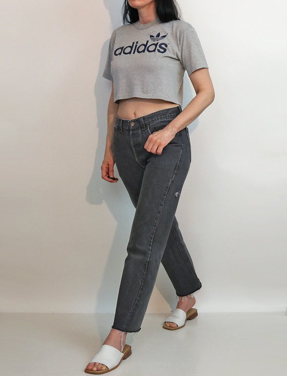 Levi's Charcoal 501 Jeans 30x27.5, Vintage 1980s … - image 3