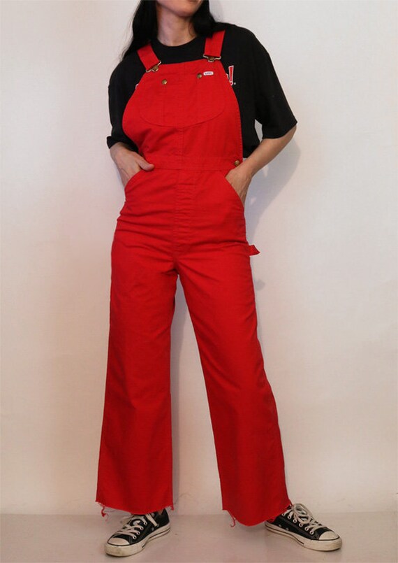 70s Cherry Lee Denim Overalls / Vintage 1970s Che… - image 6