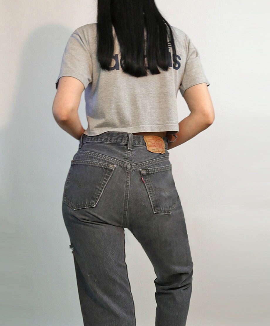 Levi's Charcoal 501 Jeans 30x27.5 / Vintage 1980s - Etsy 【楽天ランキング1位】 D5 【激レア】USA製リーバイス501-0657ワイドストレートデニム80s デニム/ジーンズ