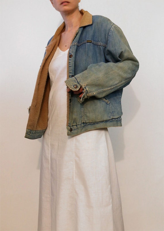 60s Faded Maverick Blue Bell Denim Jacket / Vinta… - image 10