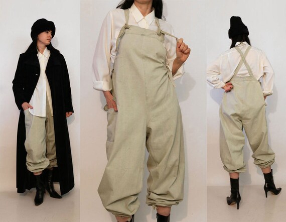 40s Sage Military Overalls / Vintage 1940s Sage Gr