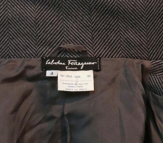 Salvatore Ferragamo Balloon Sleeve Tweed Wool 2 Piece Skirt - Etsy