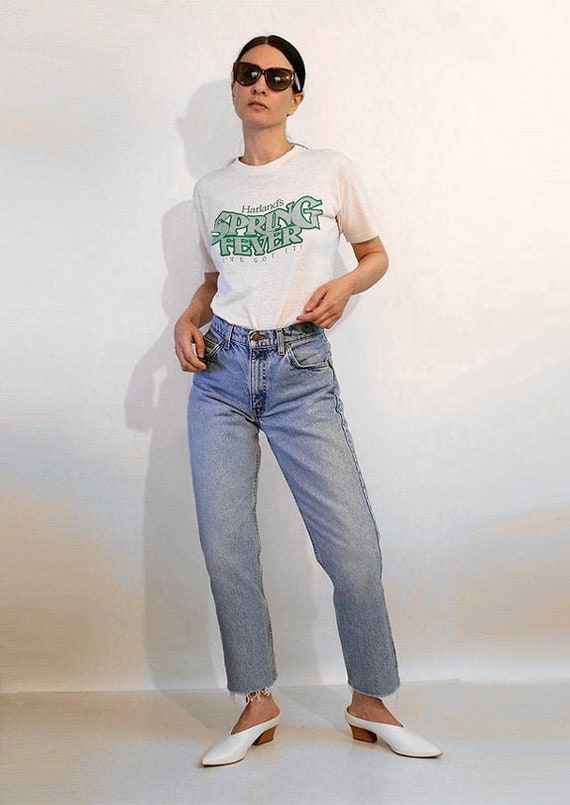 70s Spring Fever T-Shirt, Vintage 1970s White and… - image 6