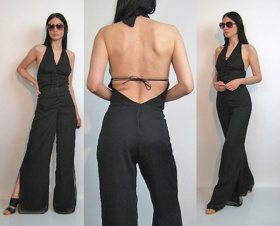 lace up back jumpsuit