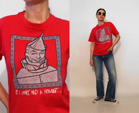 If I Only Had a Heart Tinman T-shirt / Vintage 19… - image 1