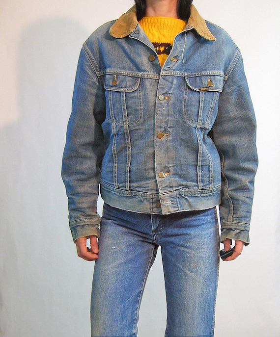 60s Faded Lee Storm Rider Denim Jacket / Vintage 1960s Lee - Etsy