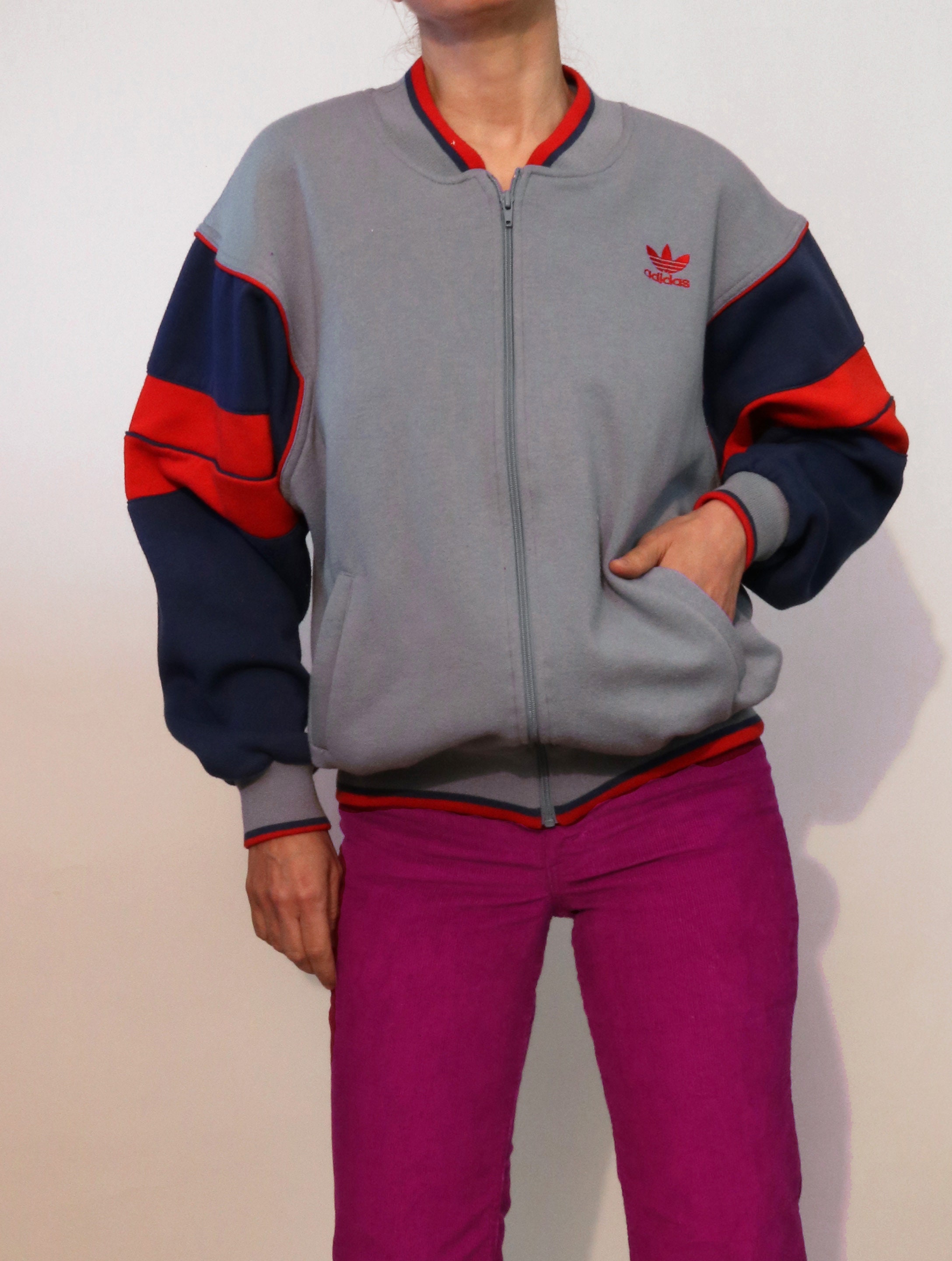 70s Adidas Tri-color Zip-up Track Jacket / Vintage 1970s Color Block Cotton Zip up Adidas Tracksuit Jacket Embroidered Trefoil - Etsy 70s Adidas Tri-color Zip-up Track Jacket / Vintage 1970s Color Block Cotton Zip up Adidas Tracksuit Jacket Embroidered Trefoil - Etsy