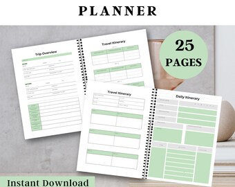 Trip Budget Planner: Printable Travel Finance Tracker (PDF)
