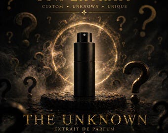 Création de parfum personnalisé, parfum personnalisé, parfum personnalisé, parfum sur mesure, cadeau parfum unique - L'inconnu ?
