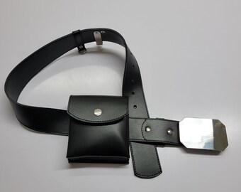 Cinturón Jedi de Luke Skywalker de cuero auténtico / Accesorio de cosplay de Star Wars / Disfraz de cosplay de El Retorno del Jedi