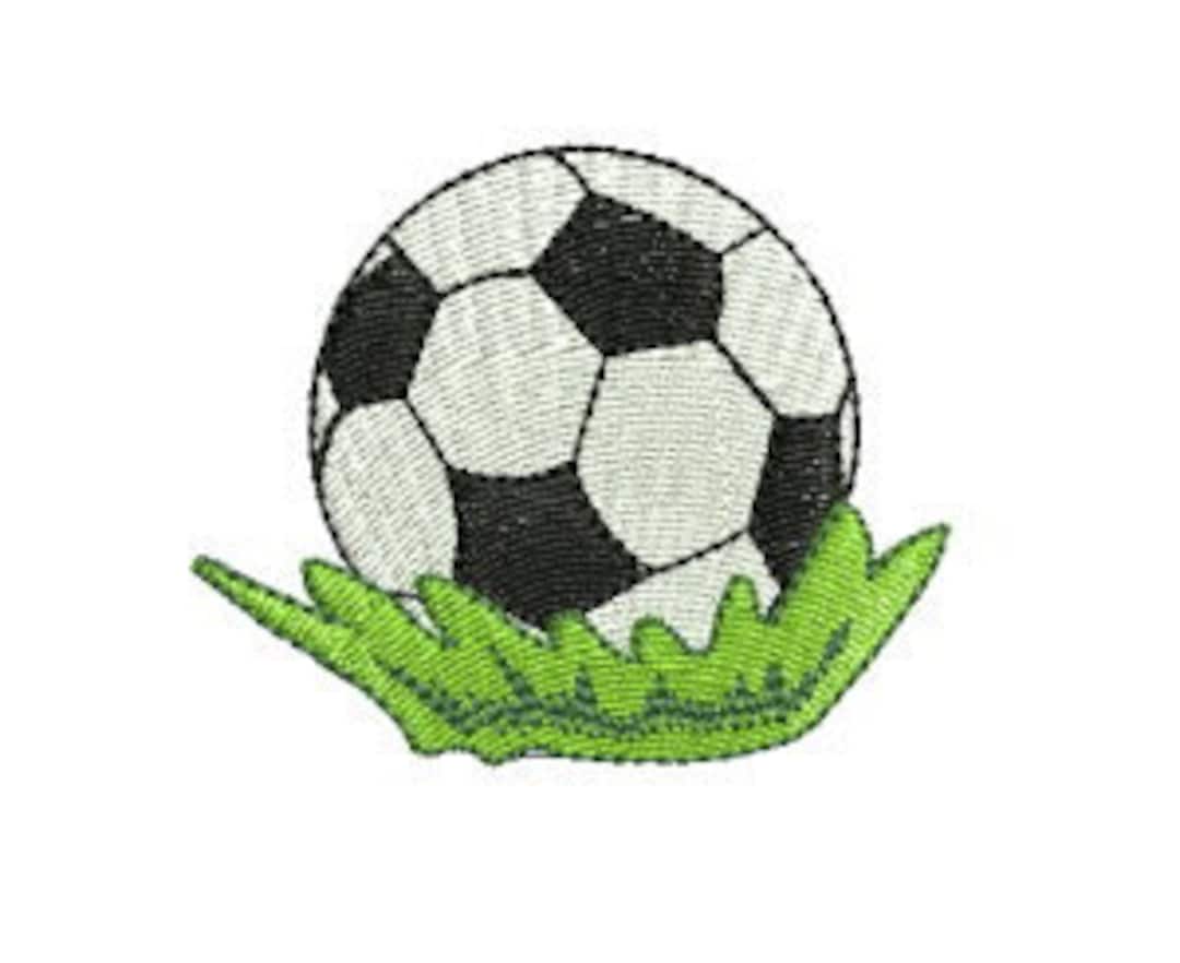 Soccer Ball Machine Embroidery Design 4x4 Etsy