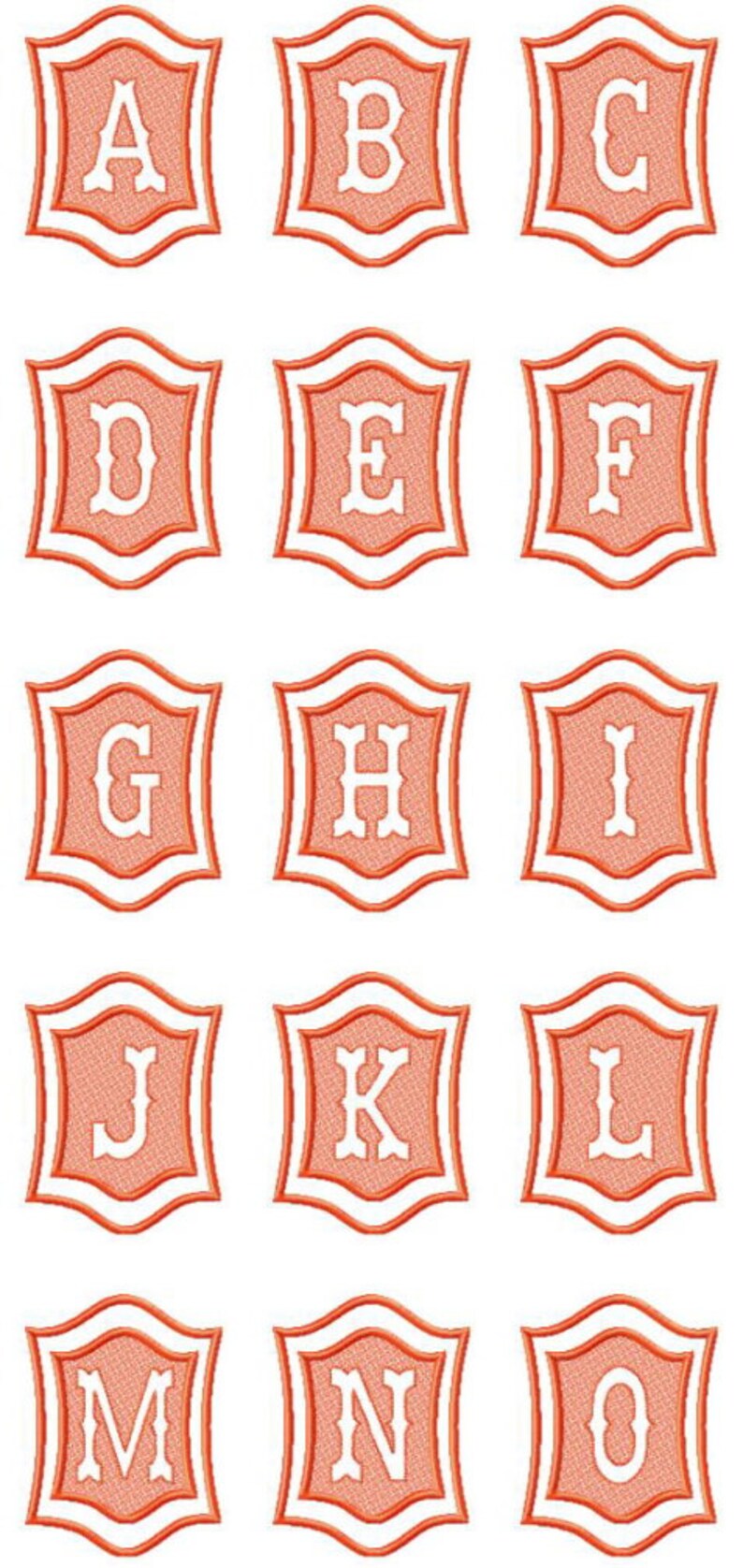 Double framed embossed monogram machine embroidery designs  etsy Double framed embossed monogram machine embroidery designs  etsy