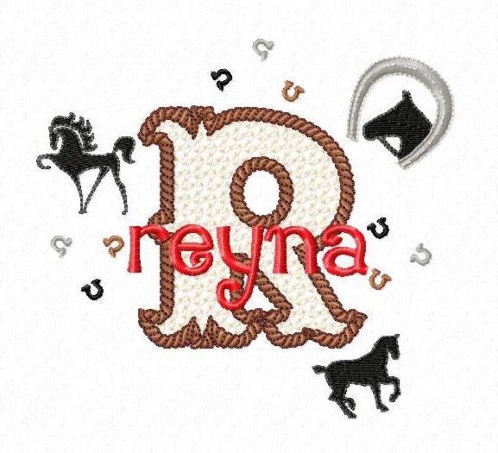 Equestrian Monogram Font Alphabet Machine Embroidery Designs Etsy