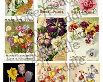 Vintage Style Printed Button Cards With Vintage Buttons. - Etsy