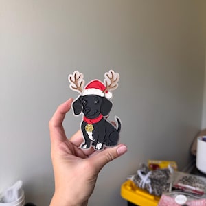 Christmas Dog Freshie