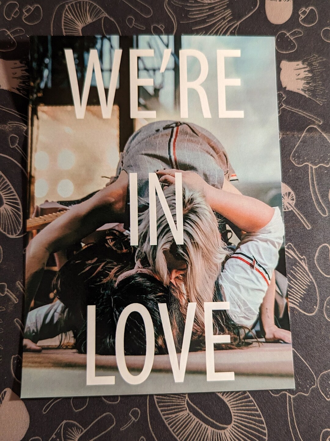 A6 Postcard Print we're in Love Boygenius With Free Mystery Postcard