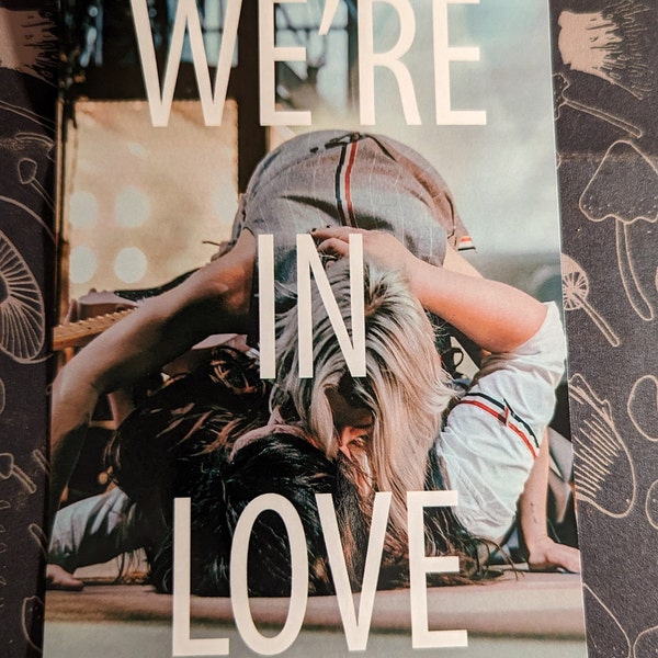 A6 Postcard Print "We're In Love" boygenius with free mystery postcard