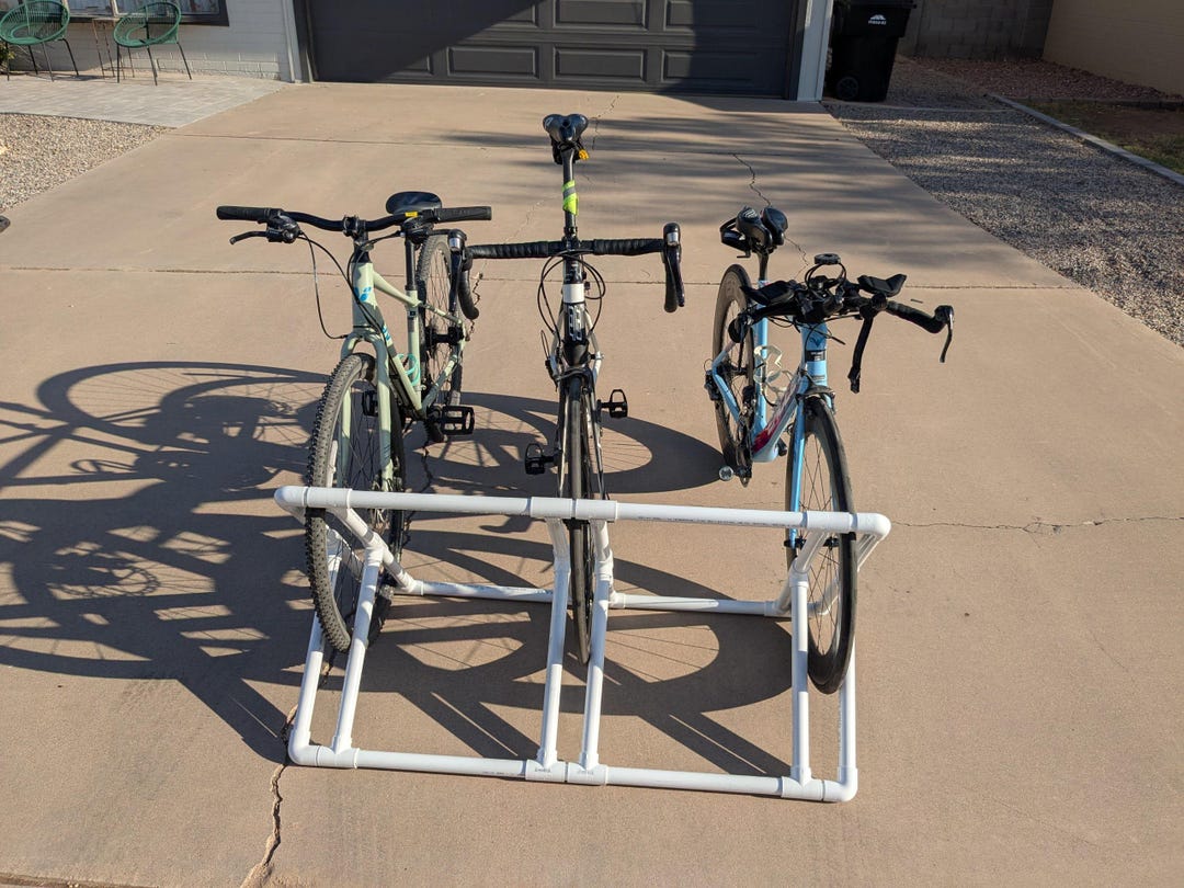 3-bike: Truck Bed Bike Rack Plans — DIY PVC Guide for 3 Bikes | Instant ...
