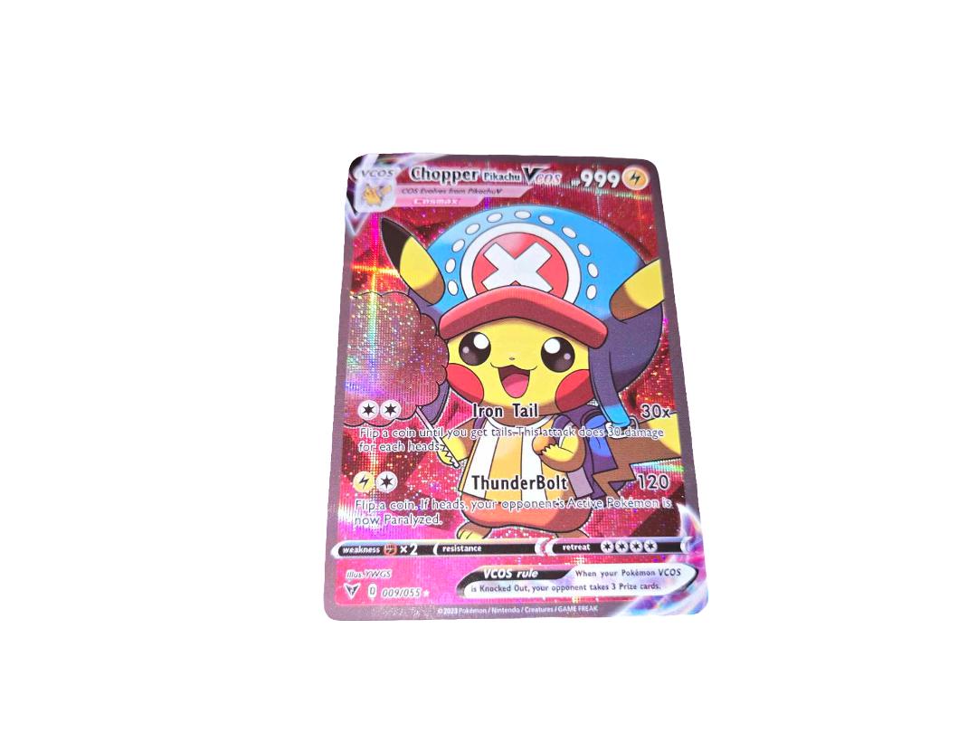 Pokemon Card Cosplay Pikachu Chopper One Piece | Custom Pokemon Card, GX,  VMAX, VSTAR, Proxy, Fan Art Card, Holo, Cosplay Pikachu - Etsy