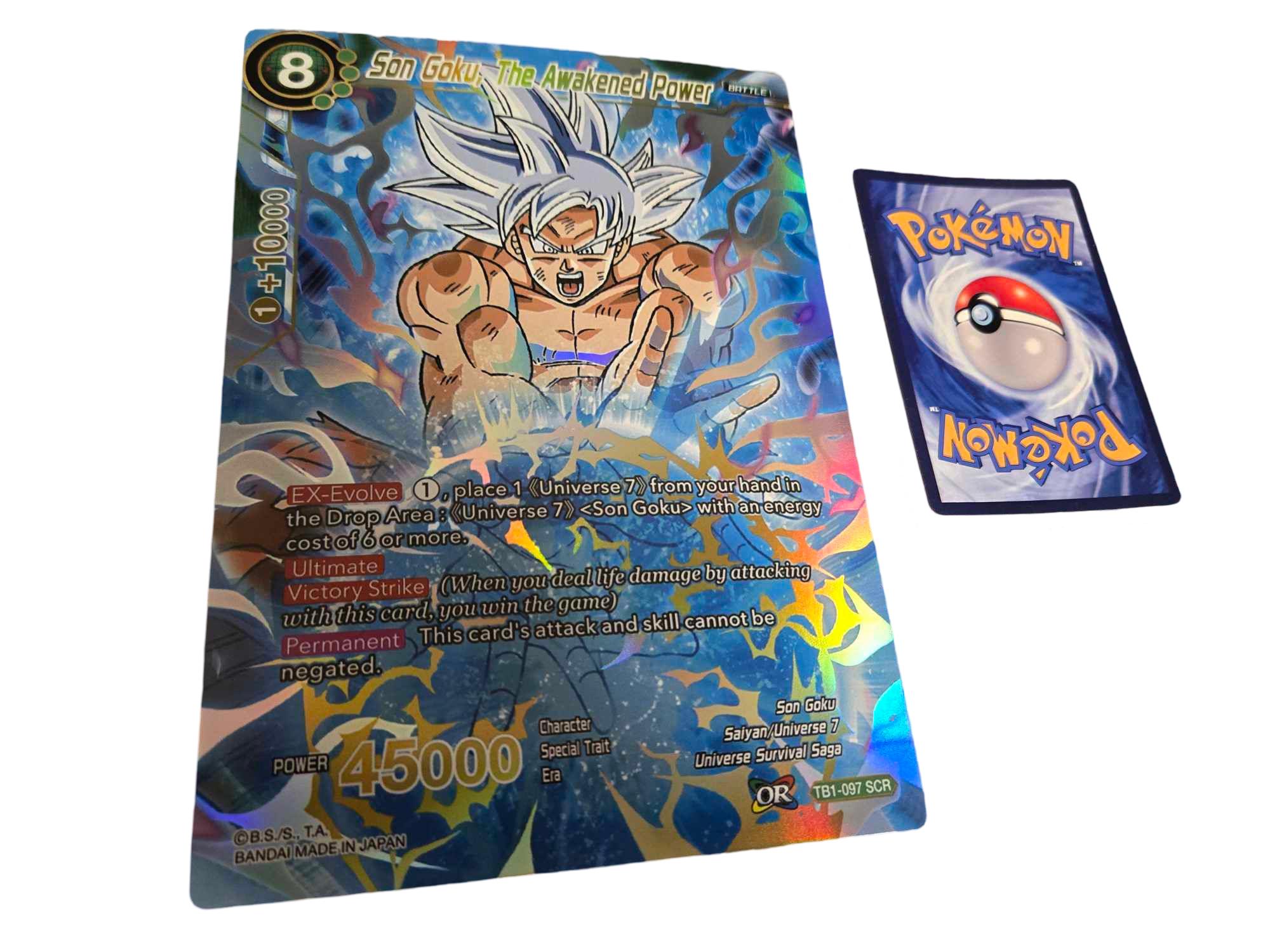 Son Goku Awakened Power Oversized DBS Card  Custom Fan Art