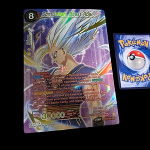 Son Gohan Beast Roar Dragon Ball Super Card – Carta Dragon Ball Super personalizzata di grandi dimensioni / Proxy / Carta Fan Art / Poster, Dragon Ball di grandi dimensioni