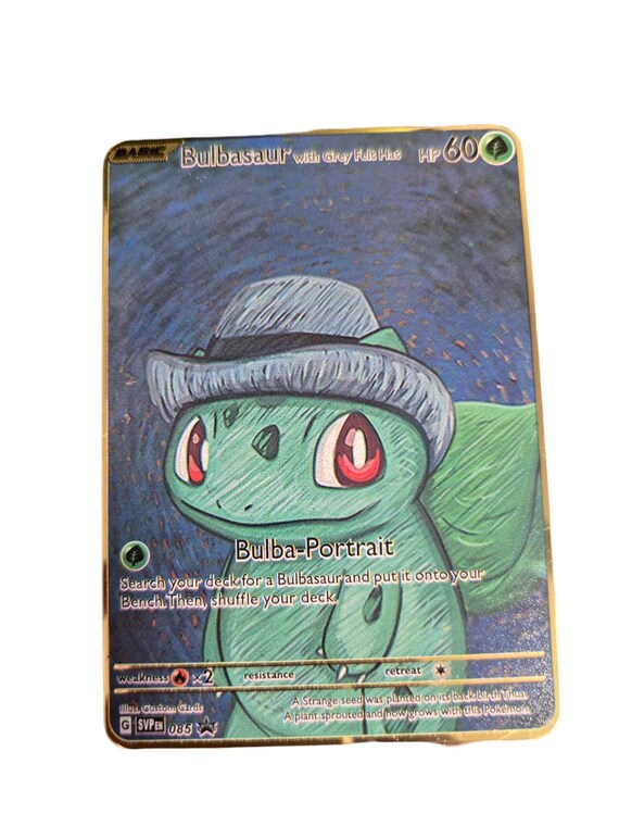 フシギダネ ゴッホ ポケモンカード – カスタムメタルポケモンカード