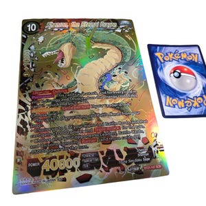 Shenron Dragon Ball Super Card – Custom Large Dragon Ball Super Card | Proxy | Fan Art Card | Posters, Oversized Dragon Ball Cards