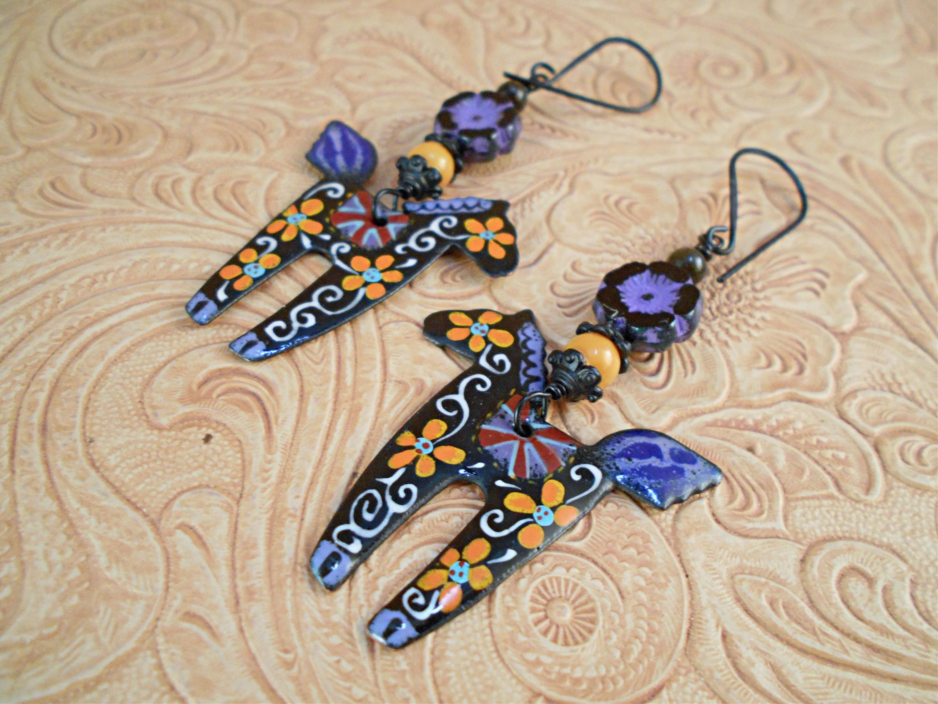 Dala Horn Earrings main image 1