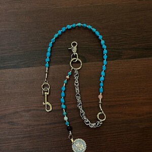 Floating Blue Pineapple Wallet Chain,Jeans Wallet Chain,Gothic Wallet Chain,Biker Keys,Key Charm Bag Chain,Punk Wallet Chain,Y2K keychain