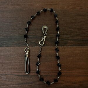 Black gold agateWallet Chain,Jeans Wallet Chain,Gothic Wallet Chain,Biker Wallet Chain,Key Charm Bag Chain,Punk Wallet Chain,Y2K keychain
