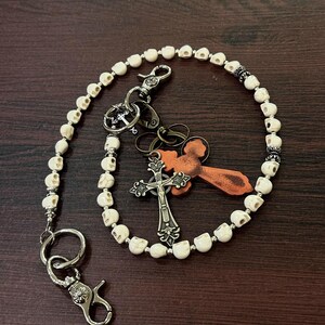 Cross Skeleton Wallet Chain ,Jeans Wallet Chain,Gothic Wallet Chain,Biker Wallet Chain,Key Charm Bag Chain,Punk Wallet Chain,Y2K keychain