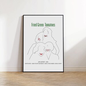 Fried Green Tomatoes 1991 - Jon Avnet - Movie Minimal Posters | Fineart Movie Poster | Line Art Modern Poster