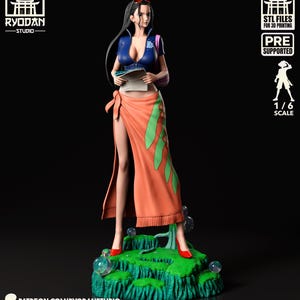 Figurine 3D Résine – Nico Robin – Personnage Manga | Pièce Artisanale Peinte à la Main - Impression 3D - Idée Cadeau Geek.
