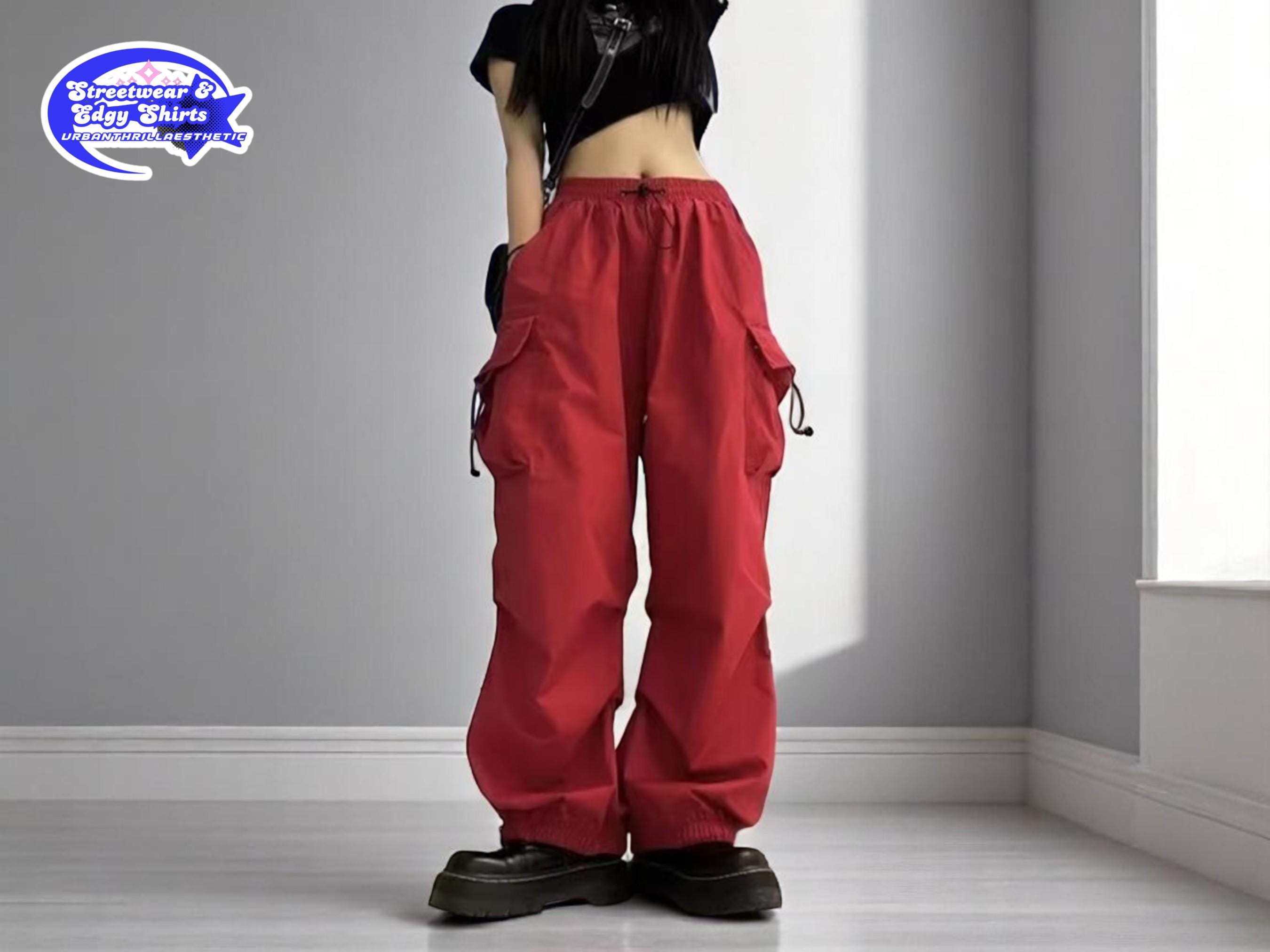 Y2k Pocket Pants - Etsy