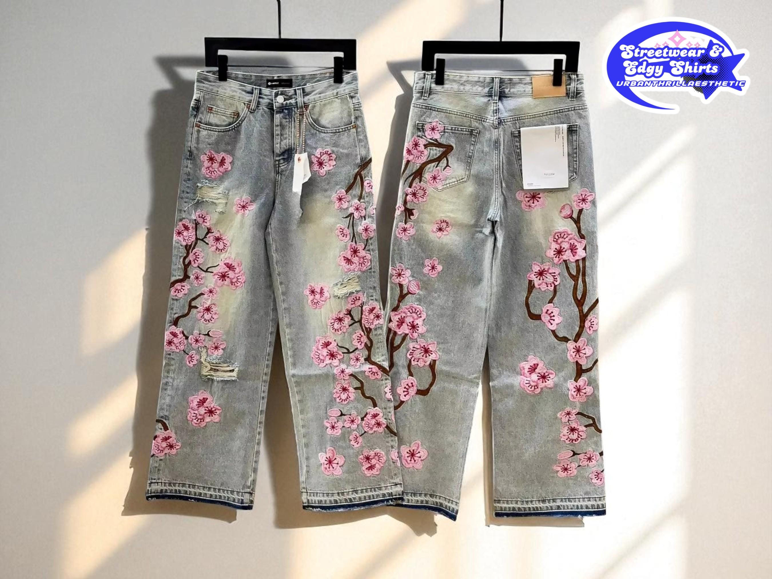 パンツ 'CHERRY BLOSSOM' DENIM PANTS BADSON