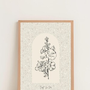 French Country Wall Art | Digital Wall Art | Home Decor | Trendy Art | Vintage Wall Art | Boho Wall Art Printable | Framed Art Vintage