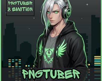 Male PNGTuber Model, Default Male PNGTuber Model, VeadoTube Model, Cute PNG Tuber Model, Vtuber Model, Twitch Avatar, GIFTuber