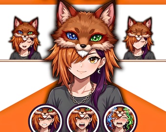 Female PNGTuber Model / Default PNGTuber Girl / VeadoTube Model / Cute PNG Tuber Model / Vtuber Model, Twitch Avatar, GIFTuber