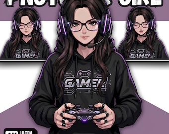 Female PNGTuber Model / Default PNGTuber Girl / VeadoTube Model / Cute PNG Tuber Model / Vtuber Model, Twitch Avatar, GIFTuber