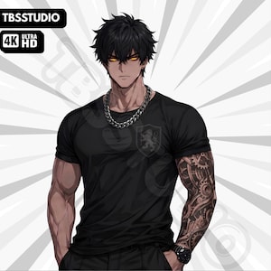Male PNGTuber Model / Default Male PNGTuber Model / VeadoTube Model / Cute PNG Tuber Model / Vtuber Model, Twitch Avatar, GIFTuber image 3