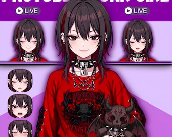 Female PNGTuber Model / Default PNGTuber Girl / VeadoTube Model / Cute PNG Tuber Model / Vtuber Model, Twitch Avatar, GIFTuber